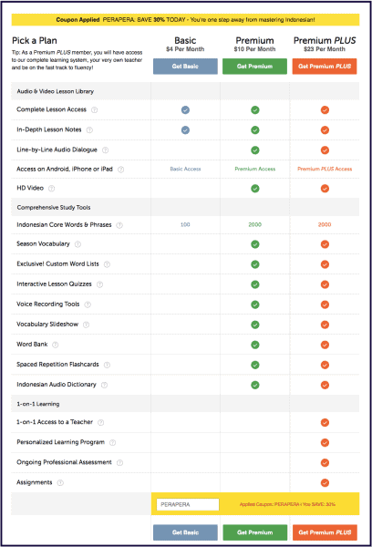 IndonesianPod101-Review-Pricing-Chart